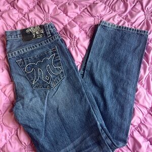 Vintage Y2K Mek Denim Gilmore Straight Jeans — Size 33!!